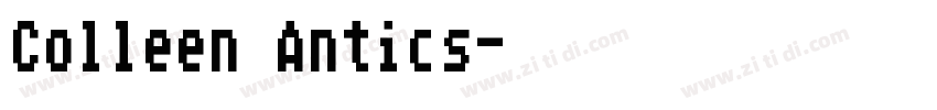 Colleen Antics字体转换